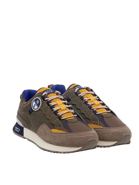NORTH SAILS WINCH DEEP Adidași kaki-multicolor020 - Pantofi bărbați