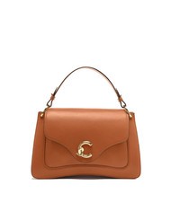 COCCINELLE C-ME CALF COCKER Geanta servieta din piele cu bareta de umar CUIR - Genți femei - 1