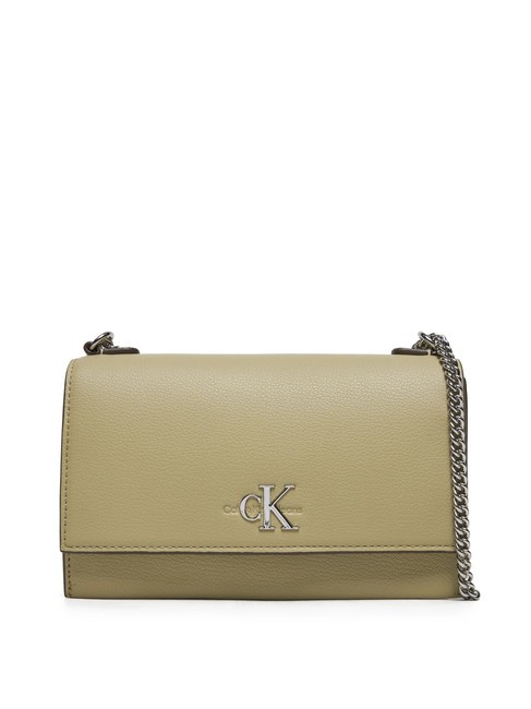 CALVIN KLEIN MINIMAL MONOGRAM  Mini geantă de umăr/încrucișată vesela - Genți femei