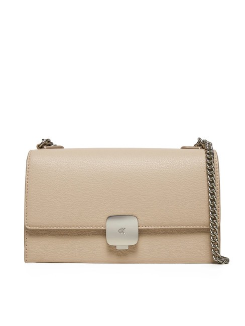 CALVIN KLEIN CK JEANS FORGED LOCK  Mini geanta de umar praf de trandafir - Genți femei
