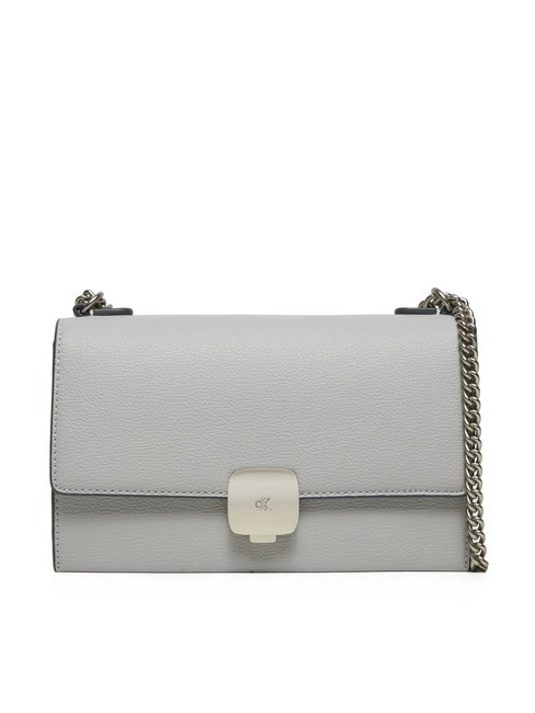 CALVIN KLEIN CK JEANS FORGED LOCK  Mini geanta de umar gri miraj - Genți femei