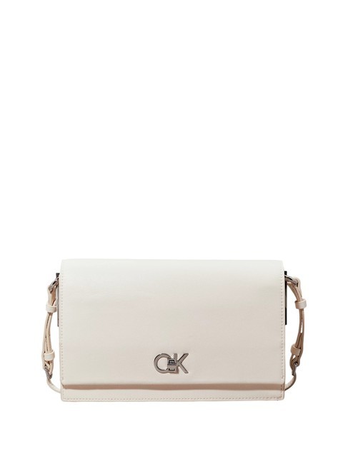 CALVIN KLEIN CK ELONGATED Geanta de umar cu clapa sare de mare - Genți femei