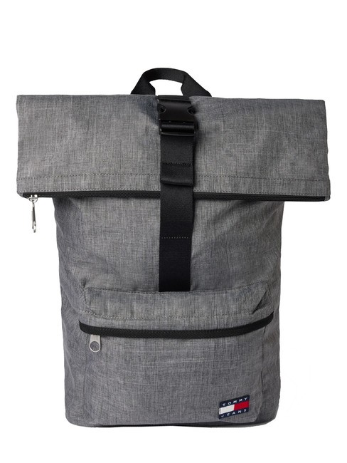 TOMMY HILFIGER TOMMY JEANS ESSENTIAL DAILY  Rucsac roll top gri zinc - Rucsacuri pentru laptop