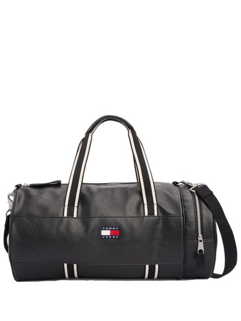 TOMMY HILFIGER TOMMY JEANS CITY COLLEGE Geantă duffle cu curea de umăr negru - Genți de voiaj