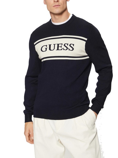 GUESS FLICK  Pulover smartblue - Pulovere pentru bărbați