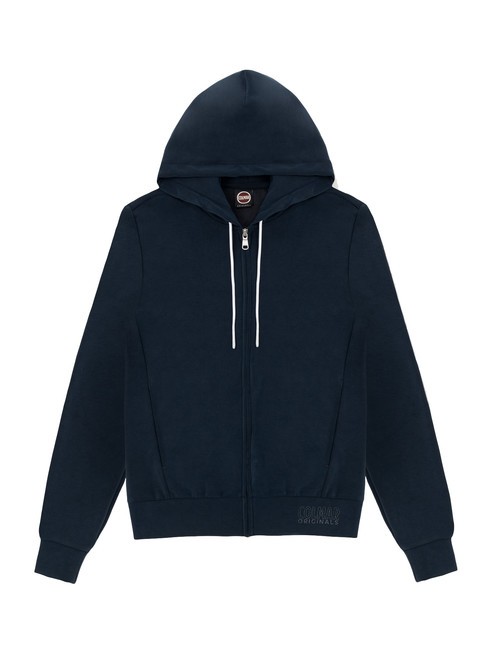 COLMAR GIRLY Hanorac cu fermoar complet albastru marin - Hanorace pentru femei