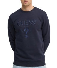 GUESS BEAU Hanorac cu g&acirc;t crew smartblue - hanorace - 1
