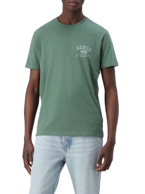 GUESS BSC CLASSIC Tricou din bumbac cer urban multi - tricou