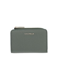 COCCINELLE METALLIC SOFT Portofel mic din piele - Portofele femei