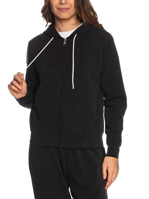 COLMAR GIRLY Hanorac cu fermoar complet negru - Hanorace pentru femei