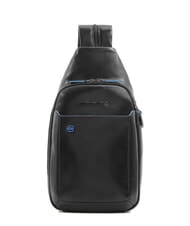 PIQUADRO BLUE SQUARE Rucsac din piele cu un singur umar - Genți de umăr bărbați