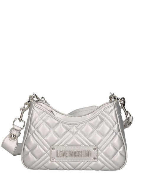 LOVE MOSCHINO QUILTED LM Geanta de umar argint - Genți femei