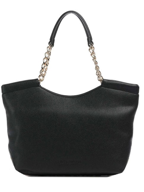 LOVE MOSCHINO CHAIN Geanta de cumparaturi negru - Genți femei