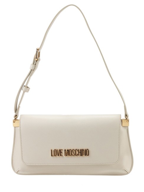 LOVE MOSCHINO LOGO LETTERING Geanta de umar fildeş - Genți femei