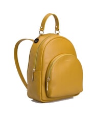 COCCINELLE ALPHA Rucsac rotund din piele cu buzunar - Genți femei