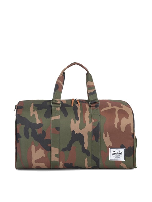 HERSCHEL Sacul NOVEL, cu curea de umăr WOODLAND CAMO / MULTI ZIP - Genți de voiaj