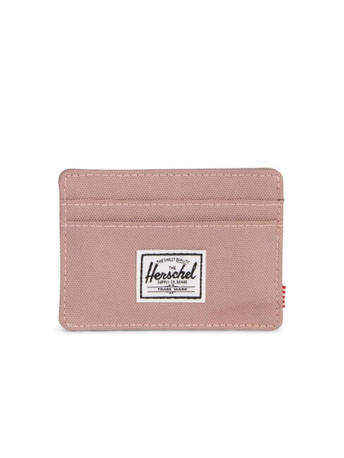 HERSCHEL CHARLIE RFID Suport plat pentru card ROSE ASH - Portofele bărbați