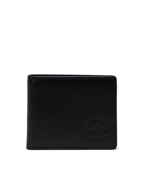 HERSCHEL HANK Portofel din piele BLACK - Portofele bărbați