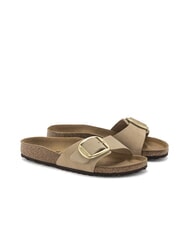 BIRKENSTOCK MADRID BIG BUCKLE Papuc din piele nubuck castel de nisip - Pantofi femei - 1