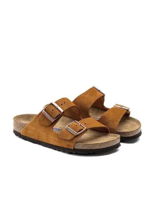 BIRKENSTOCK ARIZONA Sandale papuci din piele intoarsa nurcă - Pantofi unisex