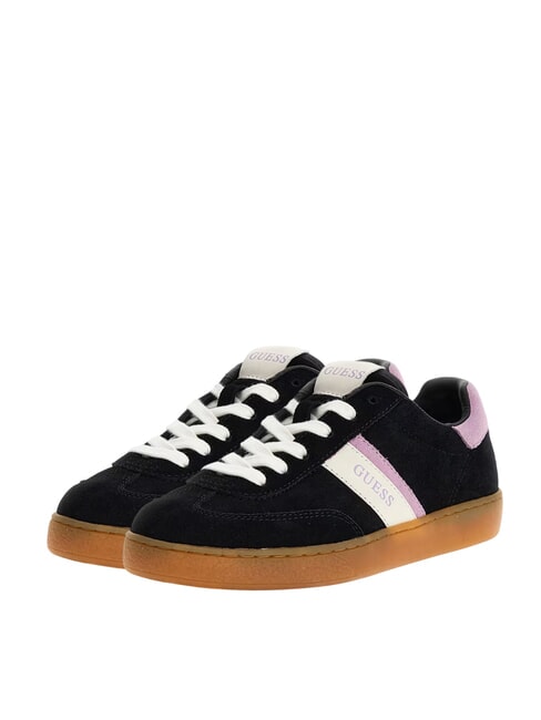 GUESS NOLINAS Tenisi din piele intoarsa BLACK - Pantofi femei