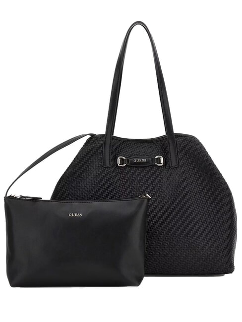 GUESS VIKKY II Geantă tote de umăr BLACK - Genți femei