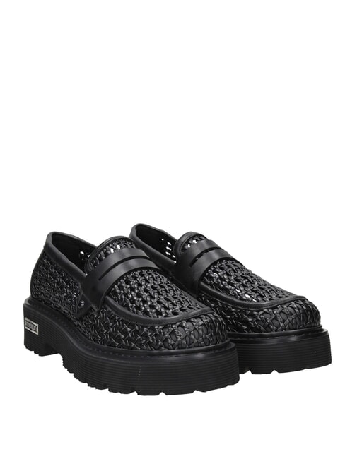 CULT SLASH 4219 Mocasini țesute negru - Pantofi femei