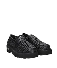 CULT SLASH 4219 Mocasini țesute negru - Pantofi femei - 1