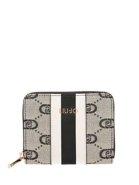LIUJO CALIWEN Portofel mediu cu fermoar BLACK - Portofele femei