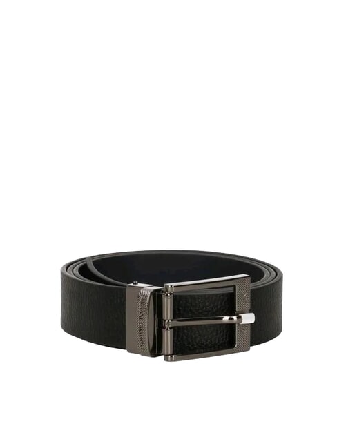 ARMANI EXCHANGE A|X DOUBLE Centura reversibila negru/albastru marin - Curele