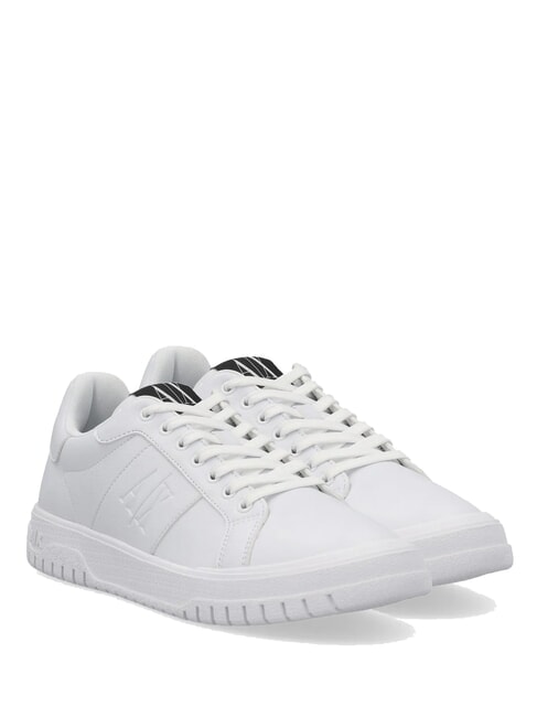 ARMANI EXCHANGE A|X Pantofi sport cu logo lateral alb strălucitor - Pantofi bărbați
