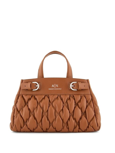 ARMANI EXCHANGE A|X PUFFY Geanta de mana cu curea de umar whisky - Genți femei