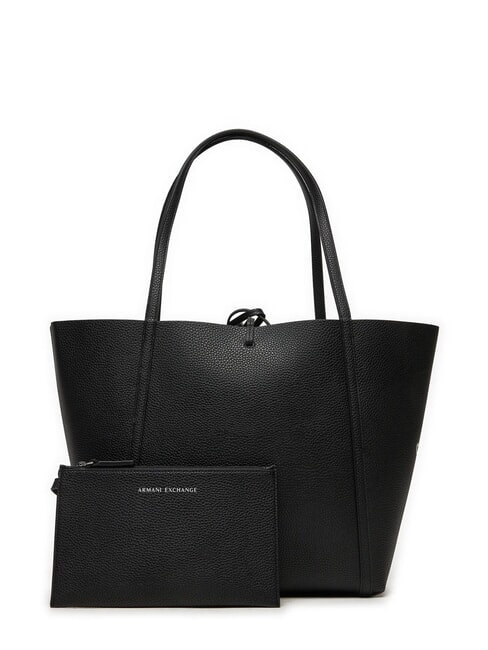 ARMANI EXCHANGE A|X Geanta shopper cu clutch negru / negru - Genți femei