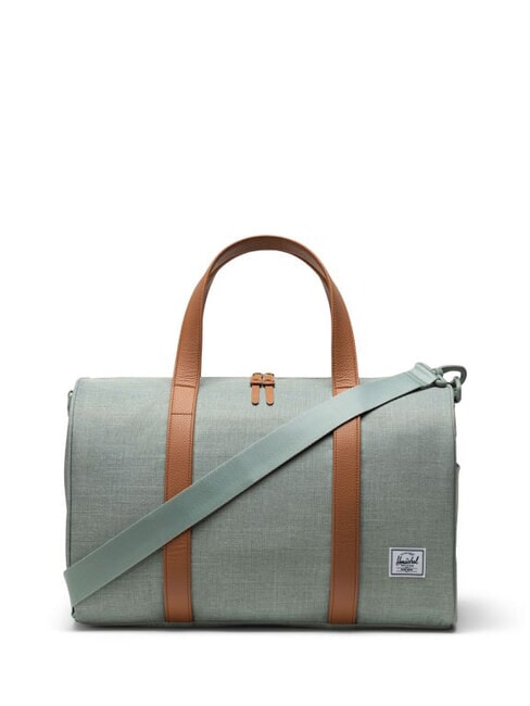 HERSCHEL NOVEL CARRY ON Geantă duffle cu curea de umăr hașura verde iceberg - Genți de voiaj