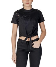 GUESS CN SS EYELET Tricou cu nod si broderie jetbla - tricou - 1