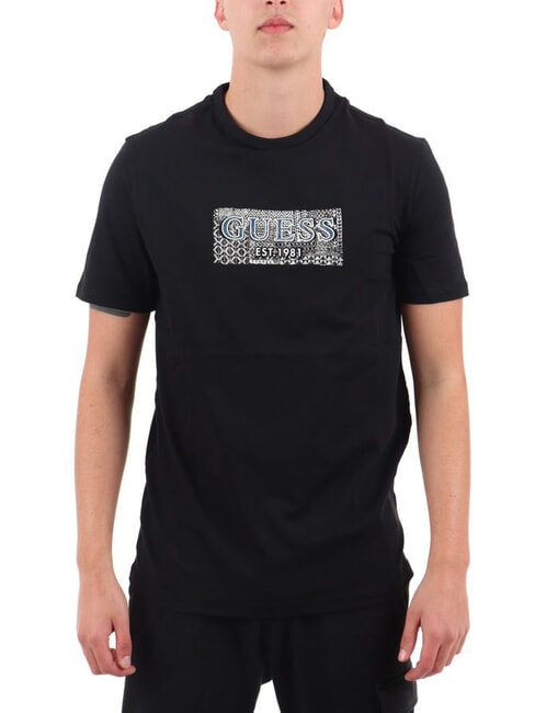 GUESS SS CN BOX Tricou cu imprimeu logo jetbla - tricou