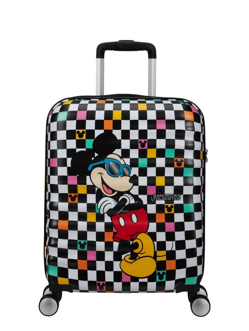 AMERICAN TOURISTER WAVEBREAKER DISNEY  Cărucior pentru bagaje de mână cecul mickey - Bagaje de mână