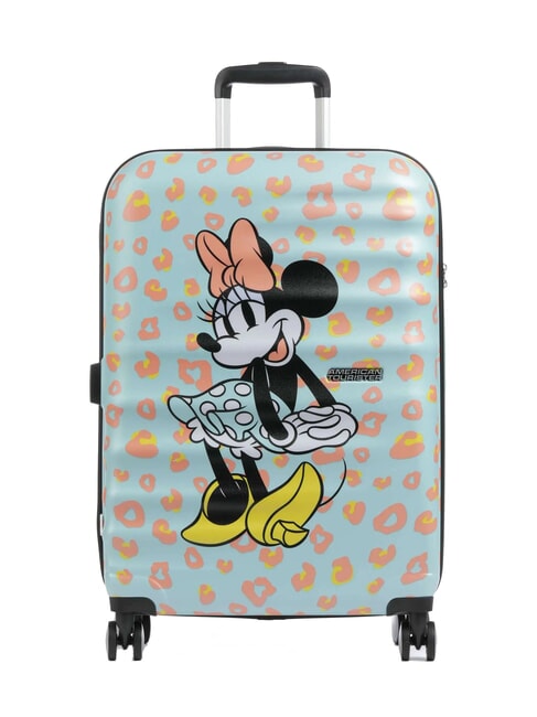 AMERICAN TOURISTER WAVEBREAKER DISNEY  Cărucior mediu  minnie pastel puncte - Trolere rigide