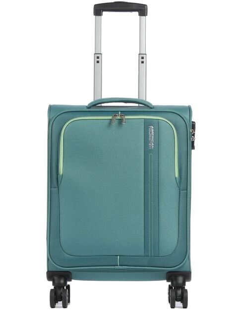 AMERICAN TOURISTER SEA SEEKER Cărucior pentru bagaje de mână verde bayou - Bagaje de mână