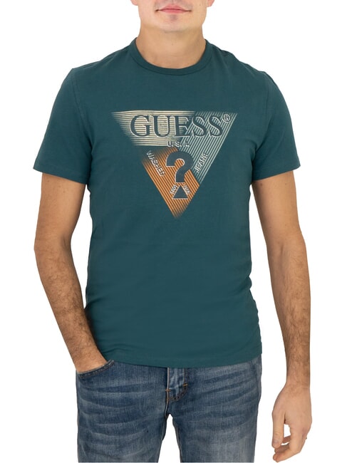 GUESS SS CN TRIANGLE Tricou cu maneca scurta truacă adevărată - tricou