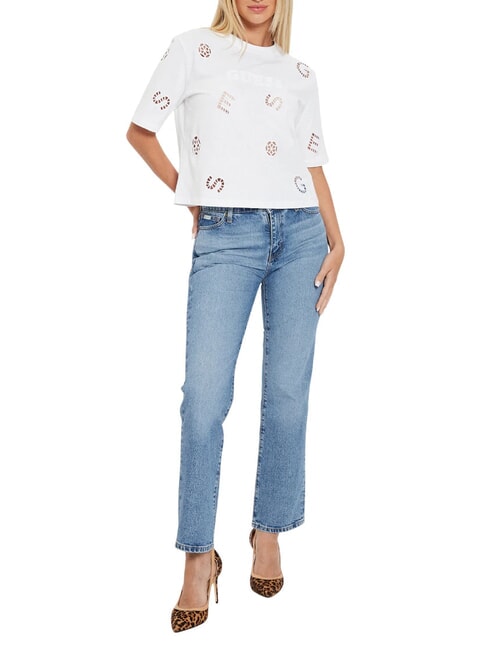 GUESS JEANS G08 MID RISE STRAIGHT  Blugi gj light vintage a fost - Jeans