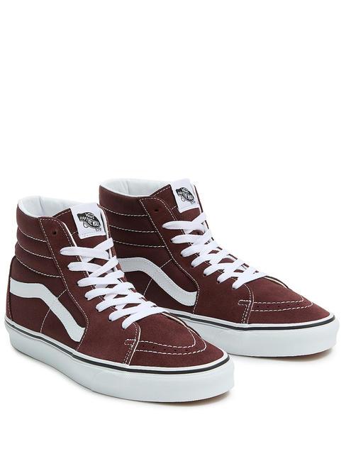 VANS UA SK8-HI Tenisi din piele teoria culorii ciocolată amară - Pantofi unisex