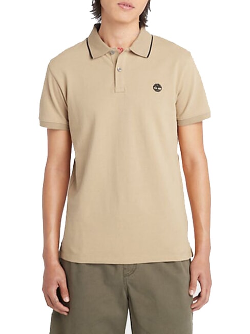 TIMBERLAND JACQUARD YD  Tricou polo cu maneca scurta piper lamaie - maiou Polo