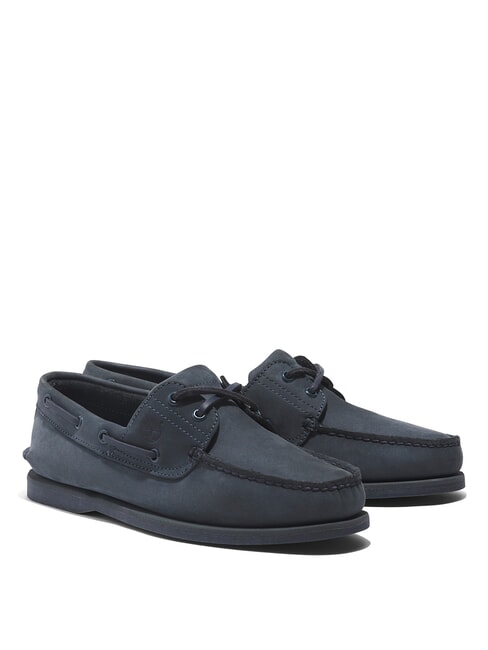 TIMBERLAND CLASSIC BOAT  Pantofi de barca din piele intoarsa nubuc albastru închis - Pantofi bărbați