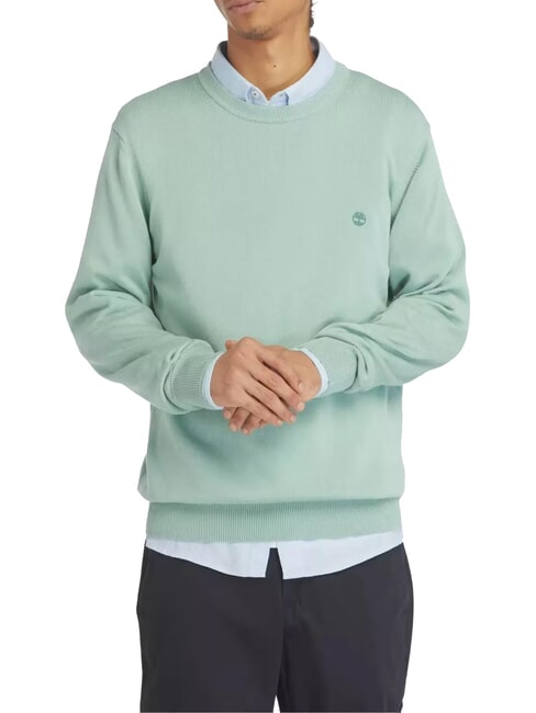 TIMBERLAND WILLIAMS RIVER Pulover cu gât verde granit - hanorace
