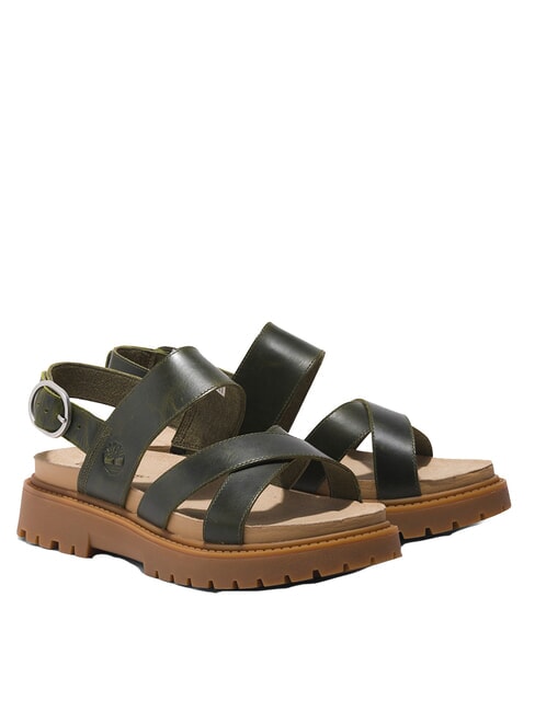 TIMBERLAND CLAIREMONT WAY Sandale de damă verde închis - Pantofi femei