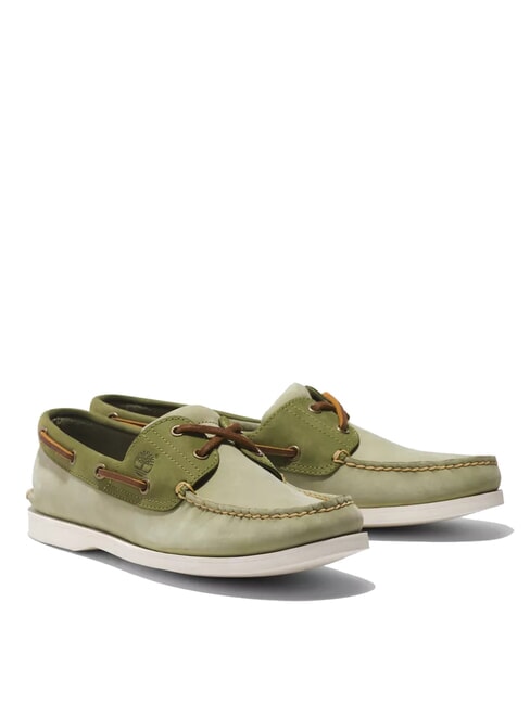 TIMBERLAND CLASSIC BOAT  Pantofi din piele intoarsa verde deschis - Pantofi bărbați