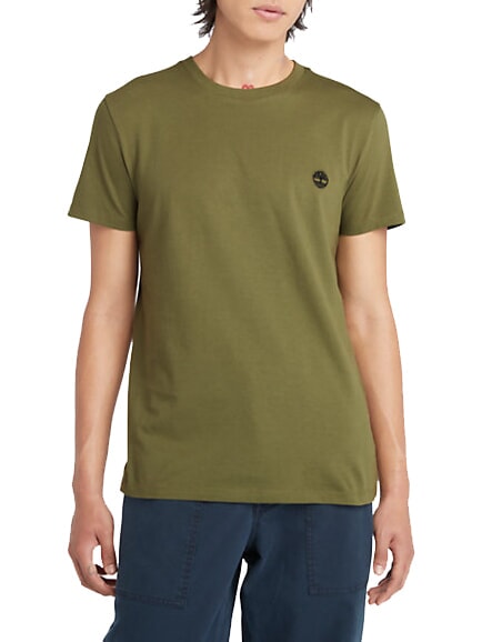 TIMBERLAND SS DUNRIVER CREW Tricou din bumbac sphagnum - tricou