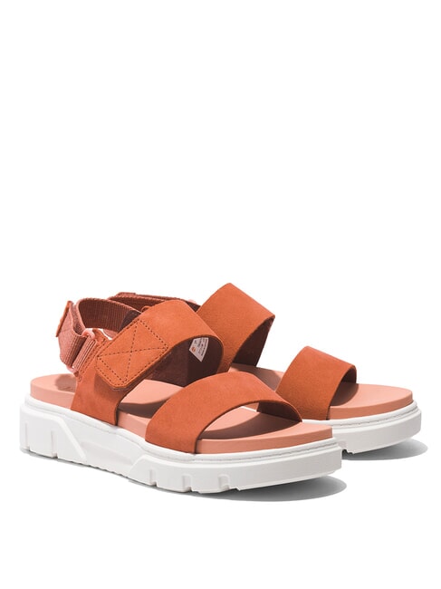 TIMBERLAND GREYFIELD Sandale din piele roșu mediu - Pantofi femei