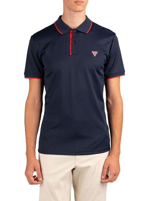 GUESS SS TECH STRETCH Tricou polo cu maneca scurta smartblue - maiou Polo